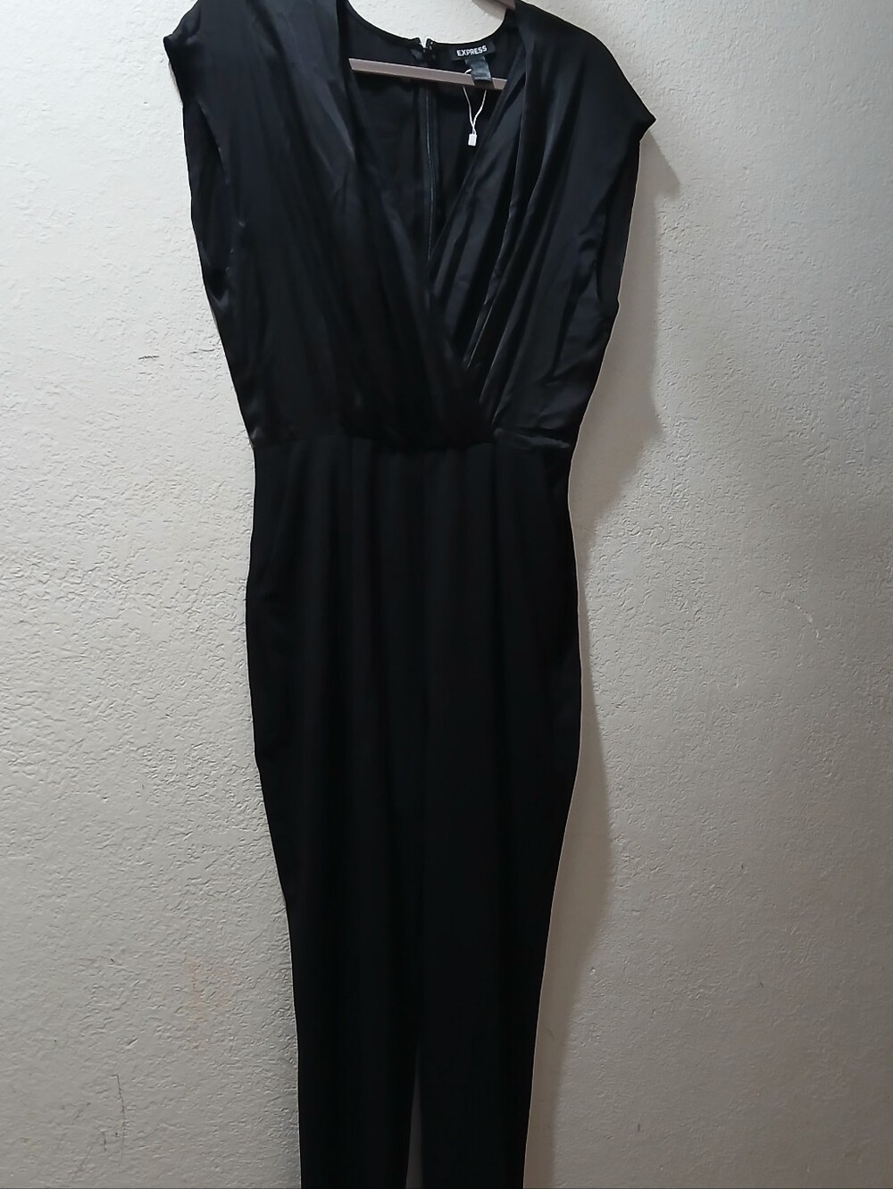 Express Nwot M Elegant Black Jumpsuit